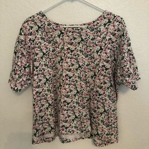 vintage floral top